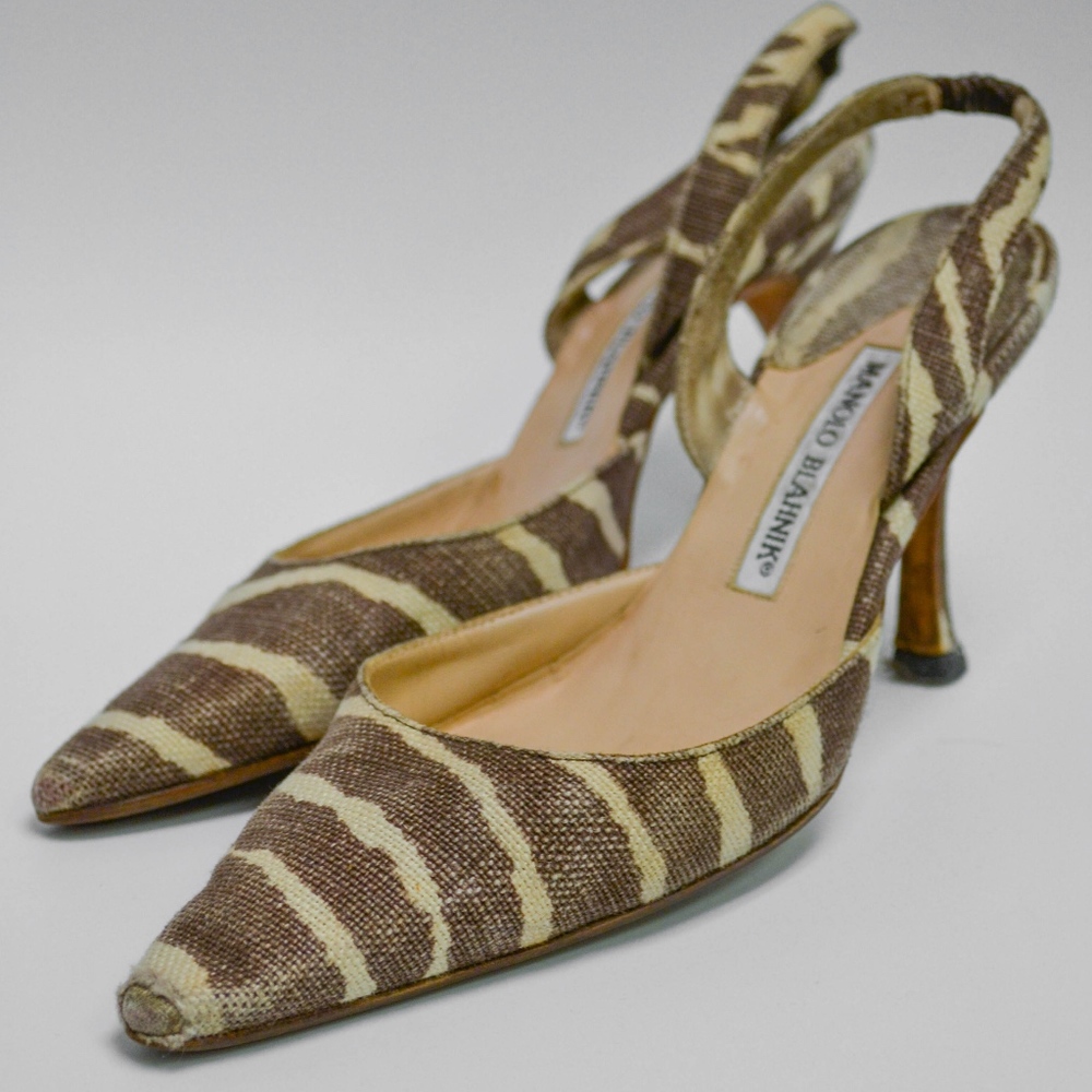 Manolo Blahnik Tiger Heels